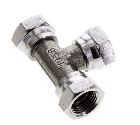 Tee Fitting G1/2'' Female Stainless steel Hydraulic 300bar (4215.0psi)