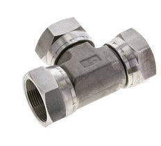 Racor en T G1 1/2'' Hembra Acero inoxidable Hidráulico 125bar (1756.25psi)