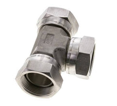 Racor en T G1 1/2'' Hembra Acero inoxidable Hidráulico 125bar (1756.25psi)