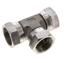 Racor en T G1 1/2'' Hembra Acero inoxidable Hidráulico 125bar (1756.25psi)