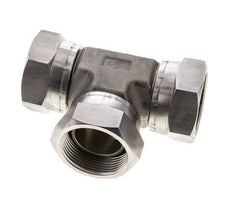 Racor en T G1 1/2'' Hembra Acero inoxidable Hidráulico 125bar (1756.25psi)