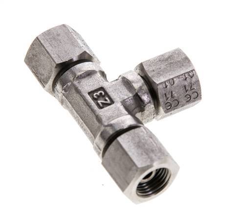 Tee Fitting G1/8'' Female Stainless steel Hydraulic 400bar (5620.0psi)