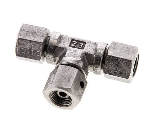 Tee Fitting G1/8'' Female Stainless steel Hydraulic 400bar (5620.0psi)