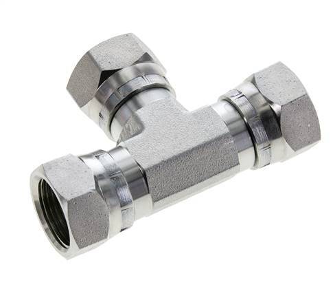 Tee Fitting G3/4'' Female Steel Hydraulic 175bar (2458.75psi)