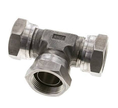 Tee Fitting G1 1/4'' Female Stainless steel Hydraulic 150bar (2107.5psi)