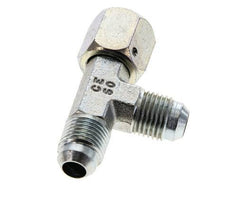 JIC Tee Fitting UNF 9/16''-18 Female x Male Steel 350bar (4917.5psi)