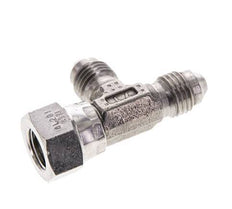 Racor en T JIC UNF 7/16''-20 Hembra x Macho Acero inoxidable 350bar (4917.5psi)