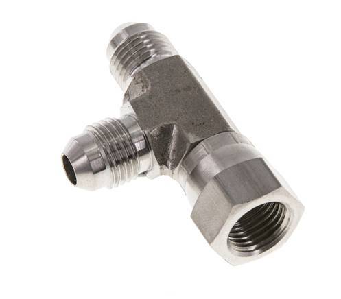 Racor en T JIC UNF 1/2''-20 Hembra x Macho Acero inoxidable 350bar (4917.5psi)