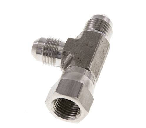 Racor en T JIC UNF 1/2''-20 Hembra x Macho Acero inoxidable 350bar (4917.5psi)