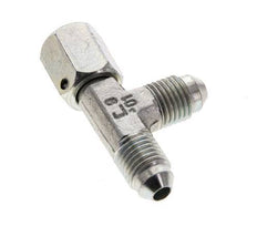 Racor en T JIC UNF 7/16''-20 Hembra x Macho Acero 350bar (4917.5psi)