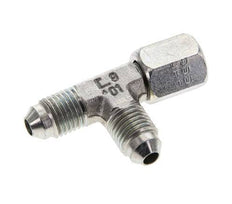 Racor en T JIC UNF 7/16''-20 Hembra x Macho Acero 350bar (4917.5psi)