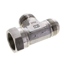 Racor en T JIC UN 1-5/8''-12 Hembra x Macho Acero inoxidable 210bar (2950.5psi)