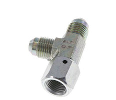 JIC Tee Fitting UNF 1/2''-20 Female x Male Steel 350bar (4917.5psi)