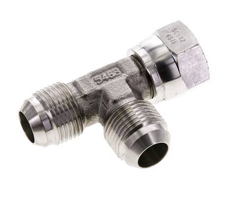 JIC Tee Fitting UN 1-1/16''-12 Female x Male Stainless steel 350bar (4917.5psi)