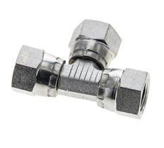 Racor en T JIC UNF 1/2''-20 Hembra Acero 275bar (3863.75psi)