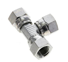 Racor en T JIC UNF 1/2''-20 Hembra Acero 275bar (3863.75psi)