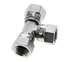 Racor en T JIC UNF 1/2''-20 Hembra Acero 275bar (3863.75psi)