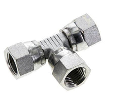 Racor en T JIC UNF 1/2''-20 Hembra Acero 275bar (3863.75psi)