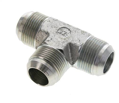 JIC Tee Fitting UN 1-5/16''-12 Male Steel 170bar (2388.5psi)