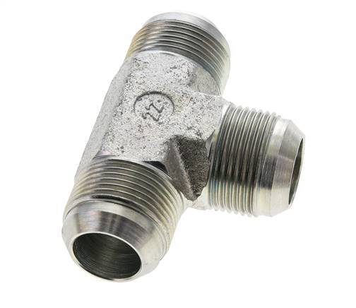 JIC Tee Fitting UN 1-5/16''-12 Male Steel 170bar (2388.5psi)
