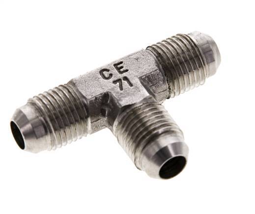 JIC Tee Fitting UNF 9/16''-18 Male Stainless steel 275bar (3863.75psi)