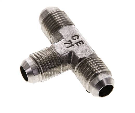 JIC Tee Fitting UNF 9/16''-18 Male Stainless steel 275bar (3863.75psi)