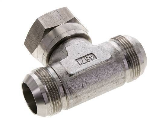 Racor en T JIC UN 1-5/8''-12 Macho x Hembra Acero inoxidable 210bar (2950.5psi)