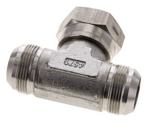 Racor en T JIC UN 1-5/8''-12 Macho x Hembra Acero inoxidable 210bar (2950.5psi)