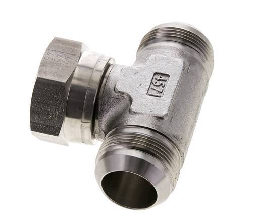 Racor en T JIC UN 1-5/8''-12 Macho x Hembra Acero inoxidable 210bar (2950.5psi)