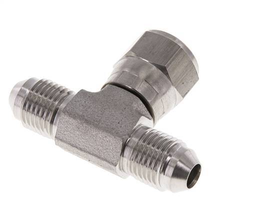 Racor en T JIC UNF 1/2''-20 Macho x Hembra Acero inoxidable 350bar (4917.5psi)
