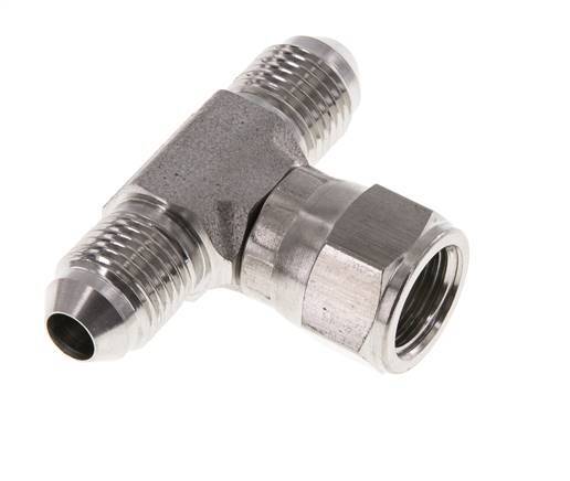 Racor en T JIC UNF 1/2''-20 Macho x Hembra Acero inoxidable 350bar (4917.5psi)