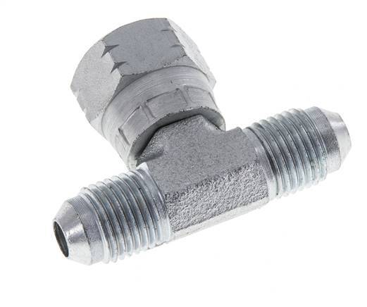 Racor en T JIC UNF 1/2''-20 Macho x Hembra Acero 350bar (4917.5psi)