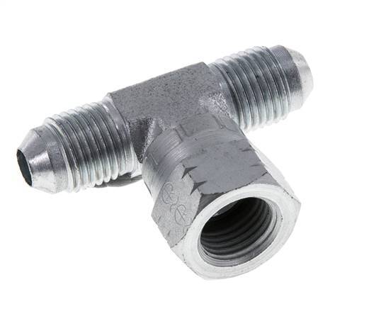 Racor en T JIC UNF 1/2''-20 Macho x Hembra Acero 350bar (4917.5psi)