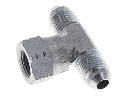 Racor en T JIC UNF 1/2''-20 Macho x Hembra Acero 350bar (4917.5psi)