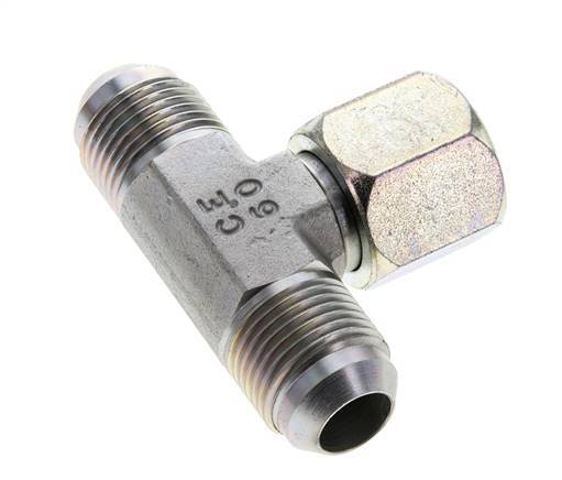 Racor en T JIC UNF 7/8''-14 Macho x Hembra Acero 350bar (4917.5psi)