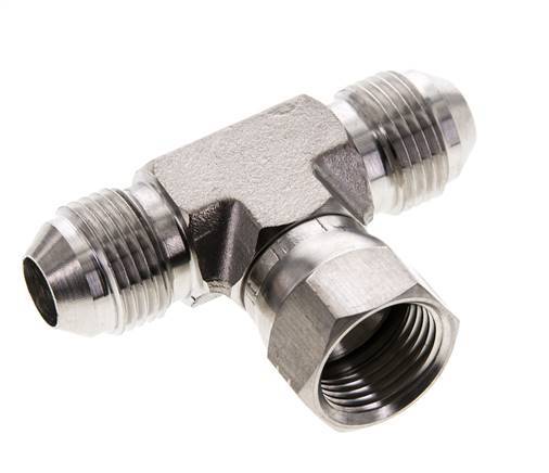 JIC Tee Fitting UNF 3/4''-16 Male x Female Stainless steel 350bar (4917.5psi)