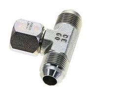 JIC Tee Fitting UNF 3/4''-16 Male x Female Steel 350bar (4917.5psi)