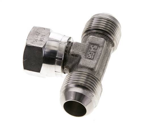 Racor en T JIC UN 1-1/16''-12 Macho x Hembra Acero inoxidable 350bar (4917.5psi)