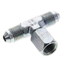 Racor en T JIC UNF 7/16''-20 Macho x Hembra Acero 350bar (4917.5psi)