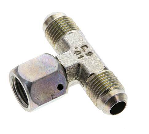 Racor en T JIC UNF 9/16''-18 Macho x Hembra Acero 350bar (4917.5psi)