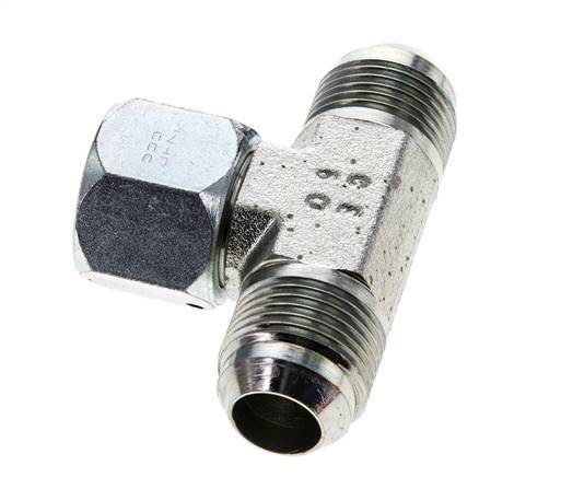 Racor en T JIC UN 1-1/16''-12 Macho x Hembra Acero 350bar (4917.5psi)
