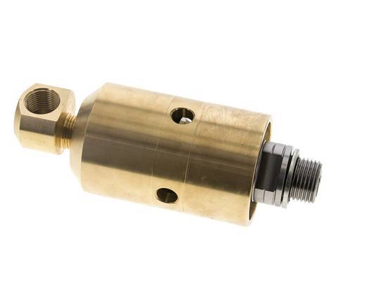 2-Way Rotary Joint G3/8'' - G1/2'' Male Right Hand x Female Brass 50bar (702.5psi)