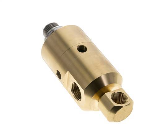 2-Way Rotary Joint G3/8'' - G1/2'' Male x Female Brass 50bar (702.5psi)