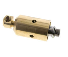 2-Way Rotary Joint G3/8'' - G1/2'' Male x Female Brass 50bar (702.5psi)