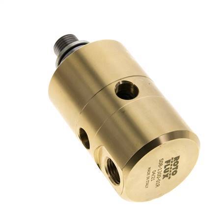 Rotary Joint G1/4'' Female x G1/4'' Male Left Hand Brass 50bar (702.5psi)