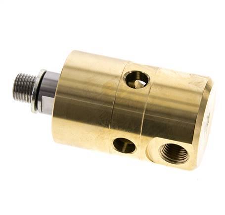 Rotary Joint G1/4'' Female x G1/4'' Male Brass 50bar (702.5psi) Abrasive Media