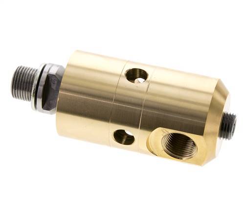 Rotary Joint G3/8'' Female x G3/8'' Male Brass 50bar (702.5psi) Abrasive Media