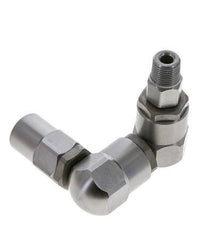 Swivel Joint 3/8'' Male R x Female Rp Z-shape Steel NBR 350bar (4917.5psi)