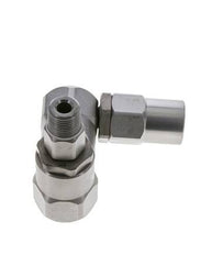 Junta giratoria 3/8'' macho R x hembra Rp en forma de Z Acero NBR 350bar (4917.5psi)
