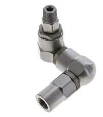 Junta giratoria 3/8'' macho R x hembra Rp en forma de Z Acero NBR 350bar (4917.5psi)